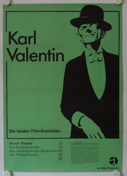 Karl Valentin re-release german movie poster